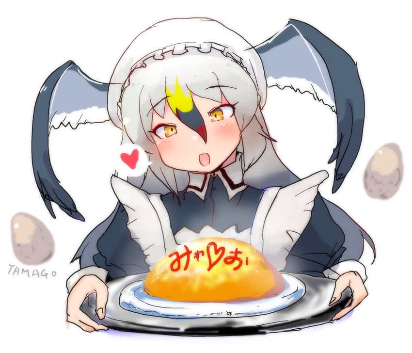 black-tailed gull (kemono friends and 1 more) drawn by kimuseyellow