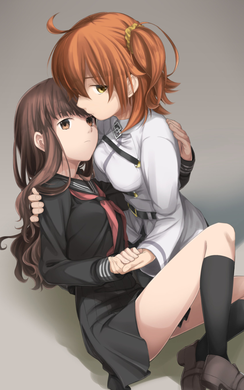 fujimaru ritsuka and kishinami hakuno (fate and 3 more) drawn by otou_(otou_san)
