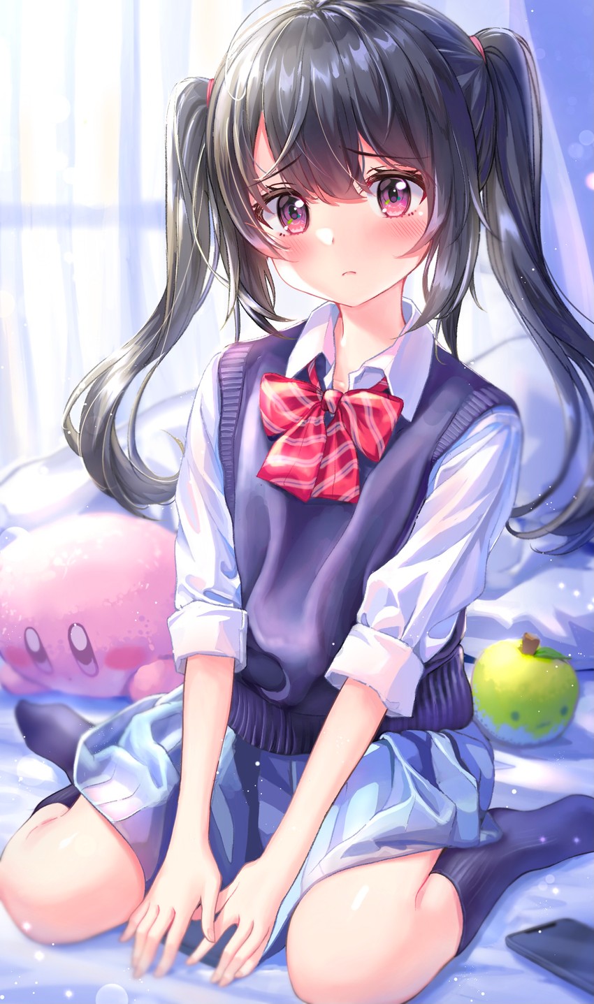 kirby (original and 1 more) drawn by tyutaka0427