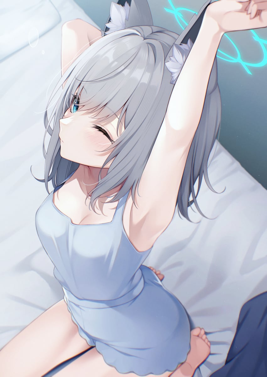 shiroko (blue archive) drawn by sasakichi_(ssk_chi)