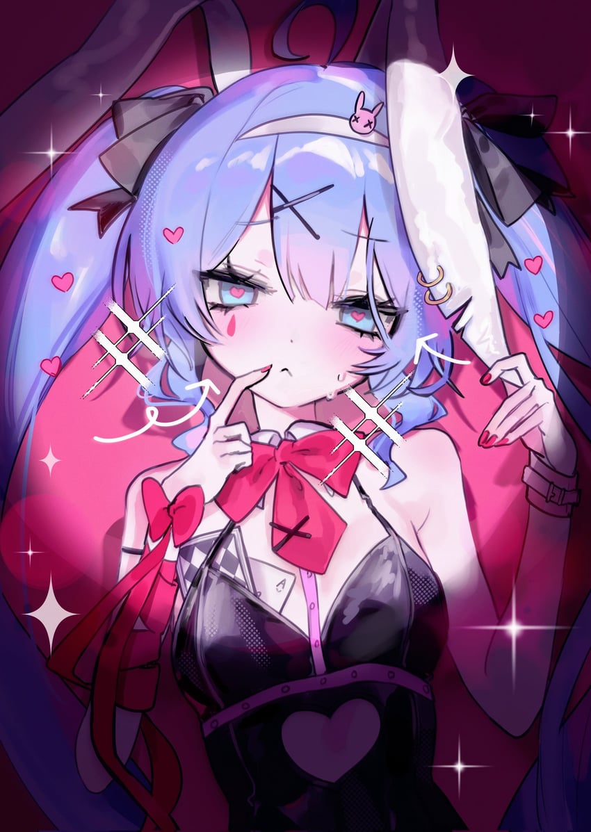 hatsune miku (vocaloid and 1 more) drawn by braised_cutlass