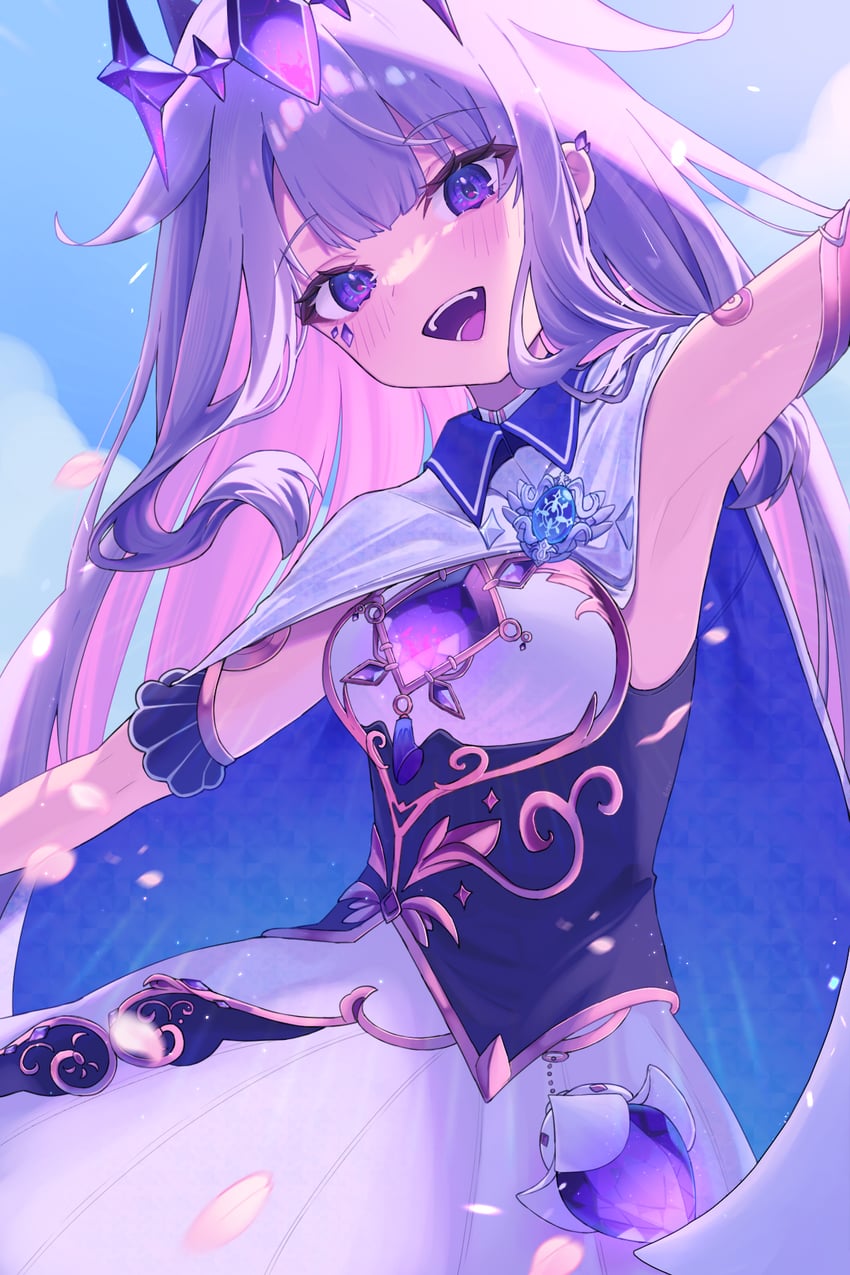 koseki bijou (hololive and 2 more) drawn by amano_ritsu827