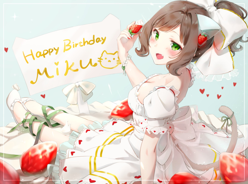 maekawa miku (idolmaster and 1 more) drawn by kinako_(shiratama_mochi)