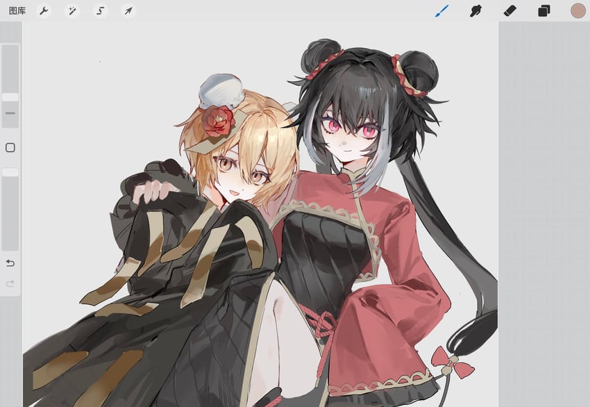 don quixote and jia xichun (project moon and 1 more) drawn by bochishiraita