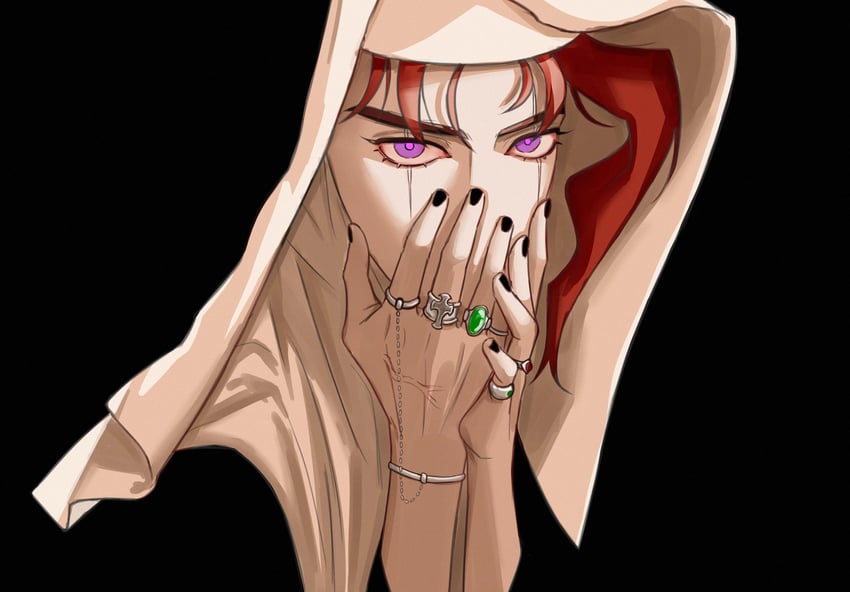 kakyoin noriaki (jojo no kimyou na bouken and 1 more) drawn by dzhxm2333