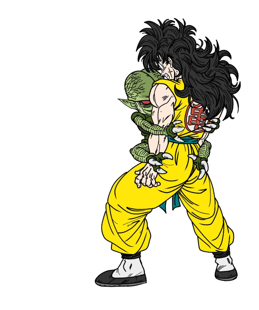yamcha and saibaiman (dragon ball and 1 more) drawn by fenyon