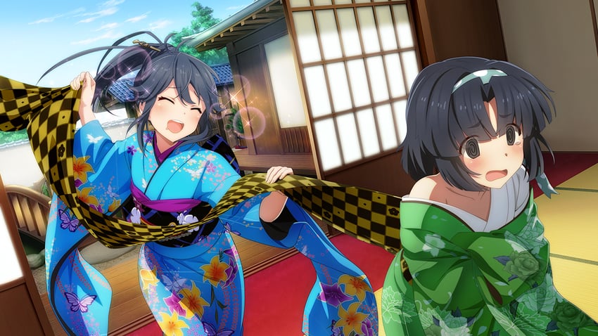 musumi kiyoka and yamashiro yui (toji no miko and 1 more)