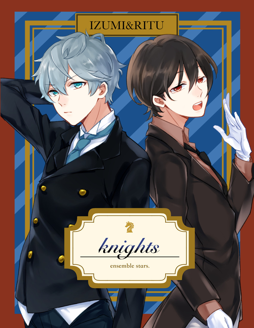 sakuma ritsu and sena izumi (ensemble stars!) drawn by pajero
