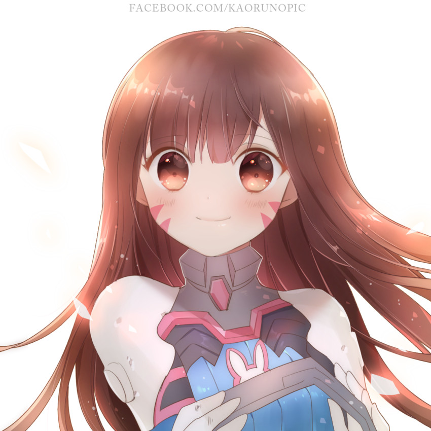 d.va (overwatch and 1 more) drawn by kaoruru_(sakuno2911)