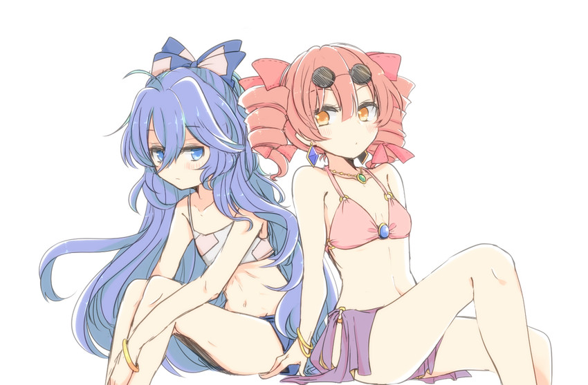 yorigami shion and yorigami jo'on (touhou) drawn by aoi_(annbi)