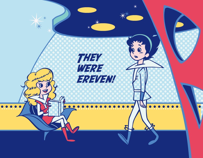 frol frolbericheri and lane tadatos (the jetsons and 1 more) drawn by nitlo