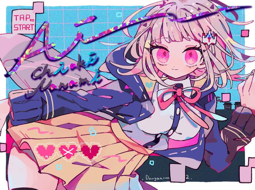 nanami chiaki (danganronpa and 2 more) drawn by osshouri55