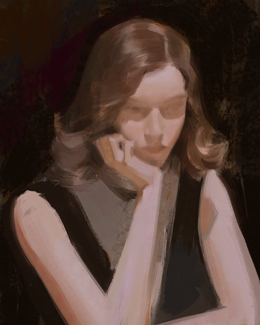 elizabeth harmon (the queen's gambit) drawn by yuming_li