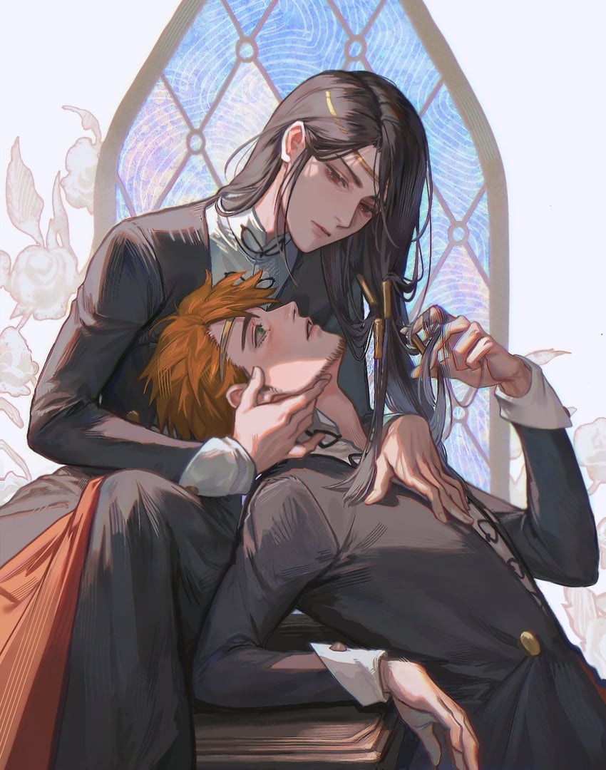 easthies and utowin (tongari boushi no atelier) drawn by aubergrin