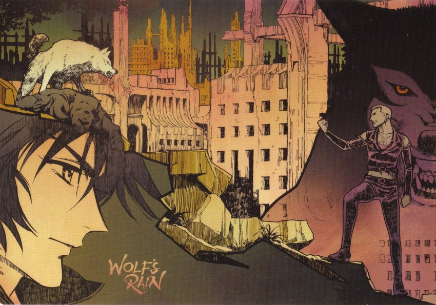 kiba and tsume (wolf's rain) drawn by kawamoto_toshihiro