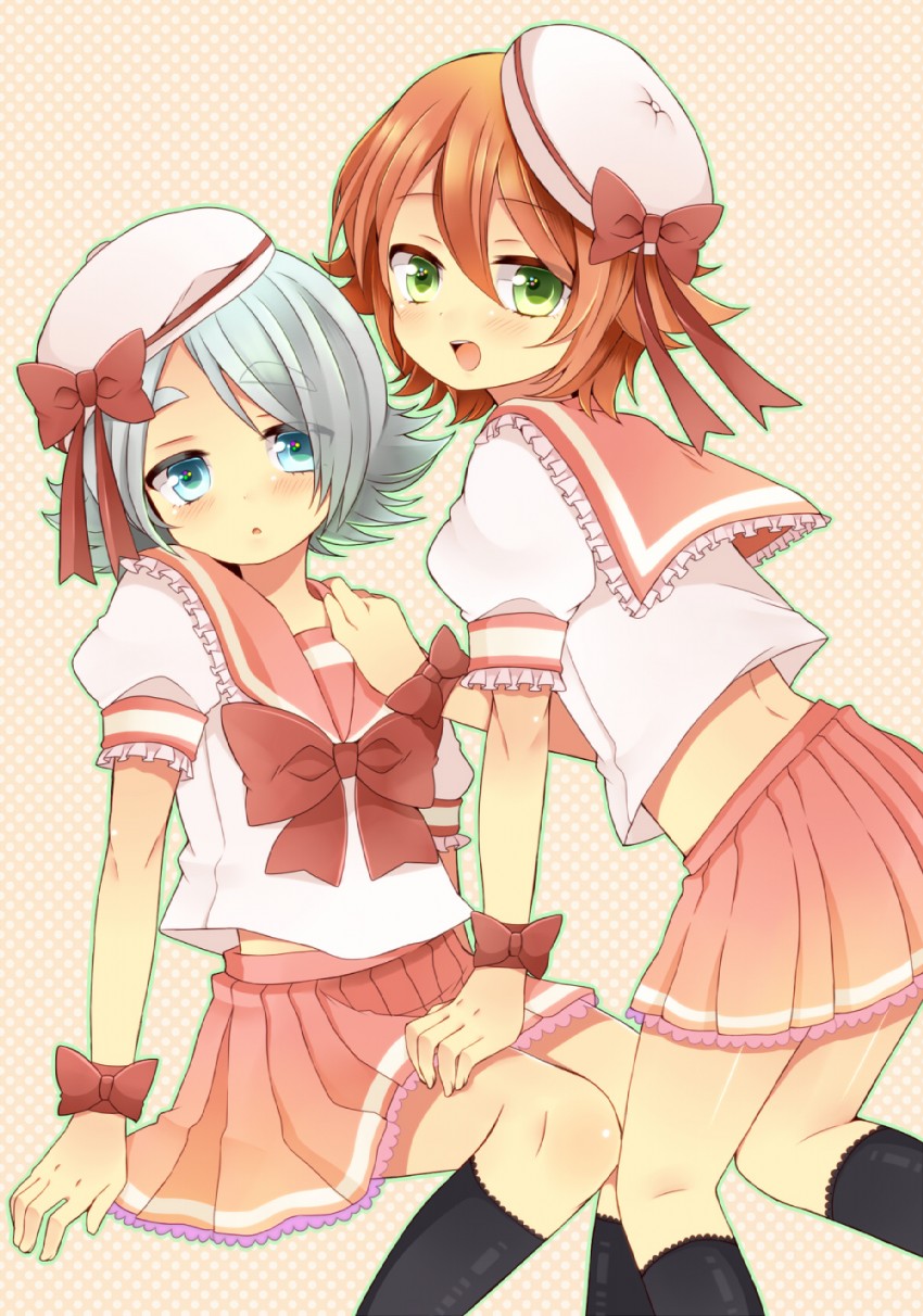 kiyama hiroto and fubuki shirou (inazuma eleven) drawn by tsukudani_norio