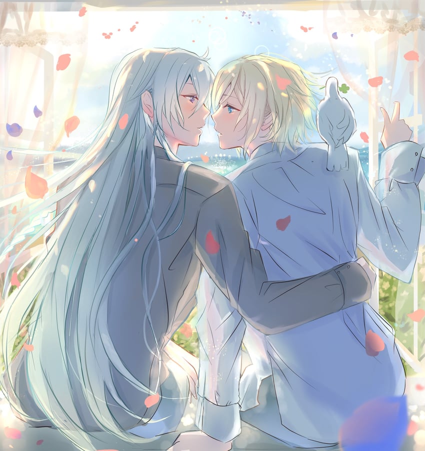 tenshouin eichi and hibiki wataru (ensemble stars!) drawn by fuwariyukiusagi