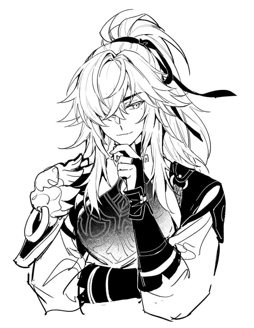jing yuan (honkai and 1 more) drawn by kangetsu_(fhalei)