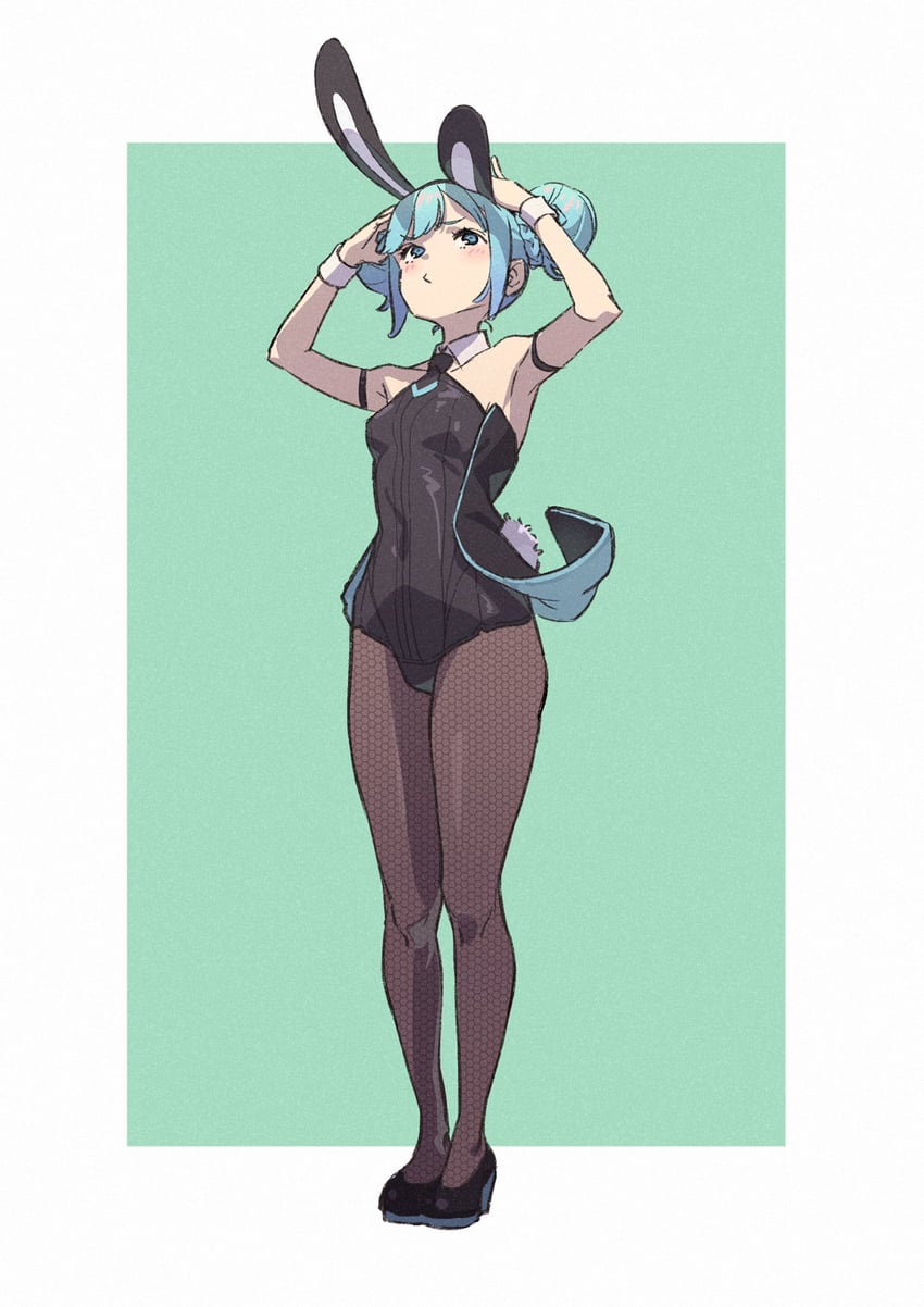 hatsune miku and bicute bunnies miku (vocaloid) drawn by koumoto_yuusei