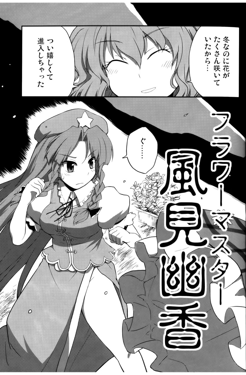 hong meiling and kazami yuuka (touhou) drawn by mizumoto_tadashi