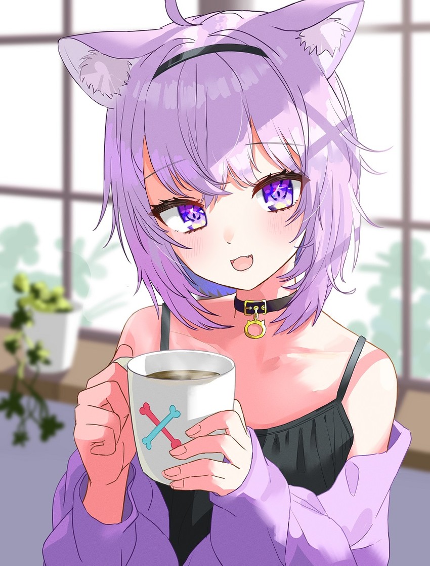 nekomata okayu (hololive) drawn by tagosaku_(tatsukiuma0329)