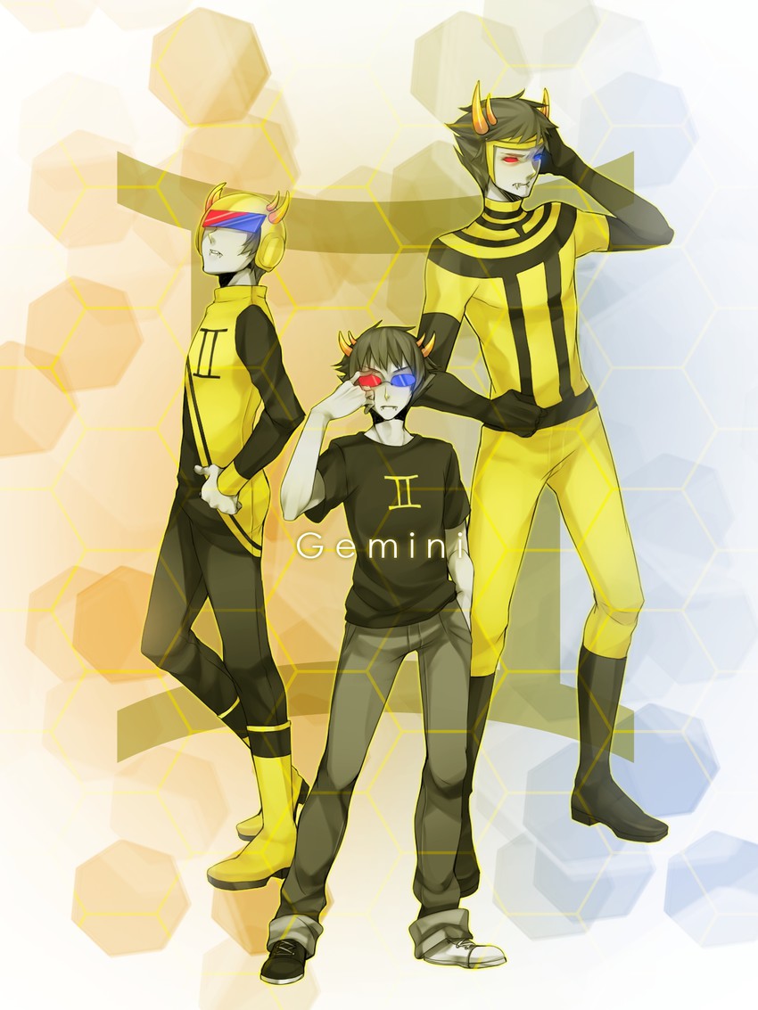 sollux captor, mituna captor, and the psiioniic (homestuck) drawn by byakuya0315