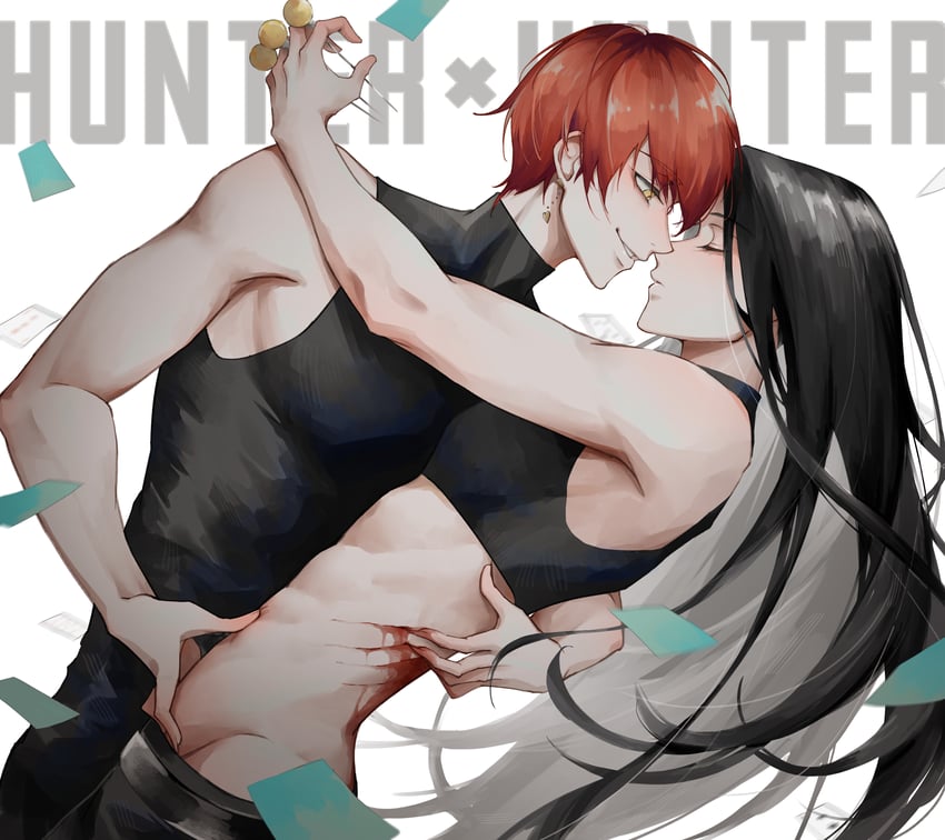 hisoka morow and illumi zoldyck (hunter x hunter) drawn by user_bet5426