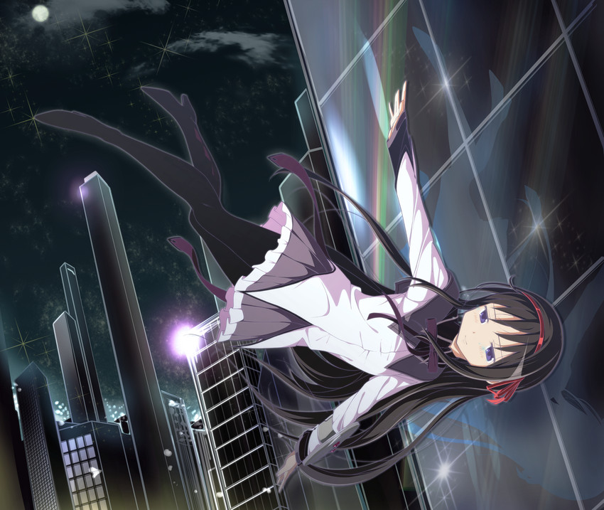 akemi homura (mahou shoujo madoka magica) drawn by amage_kanade