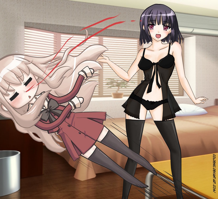 kawamura reo and sawaguchi mai (sono hanabira ni kuchizuke wo) drawn by coldenic