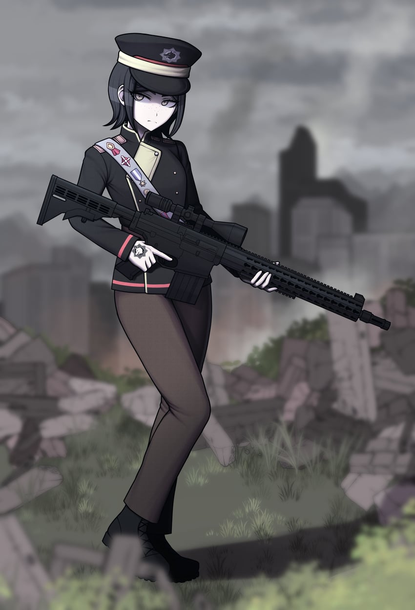 ikusaba mukuro (danganronpa and 1 more) drawn by fulltimeangel13