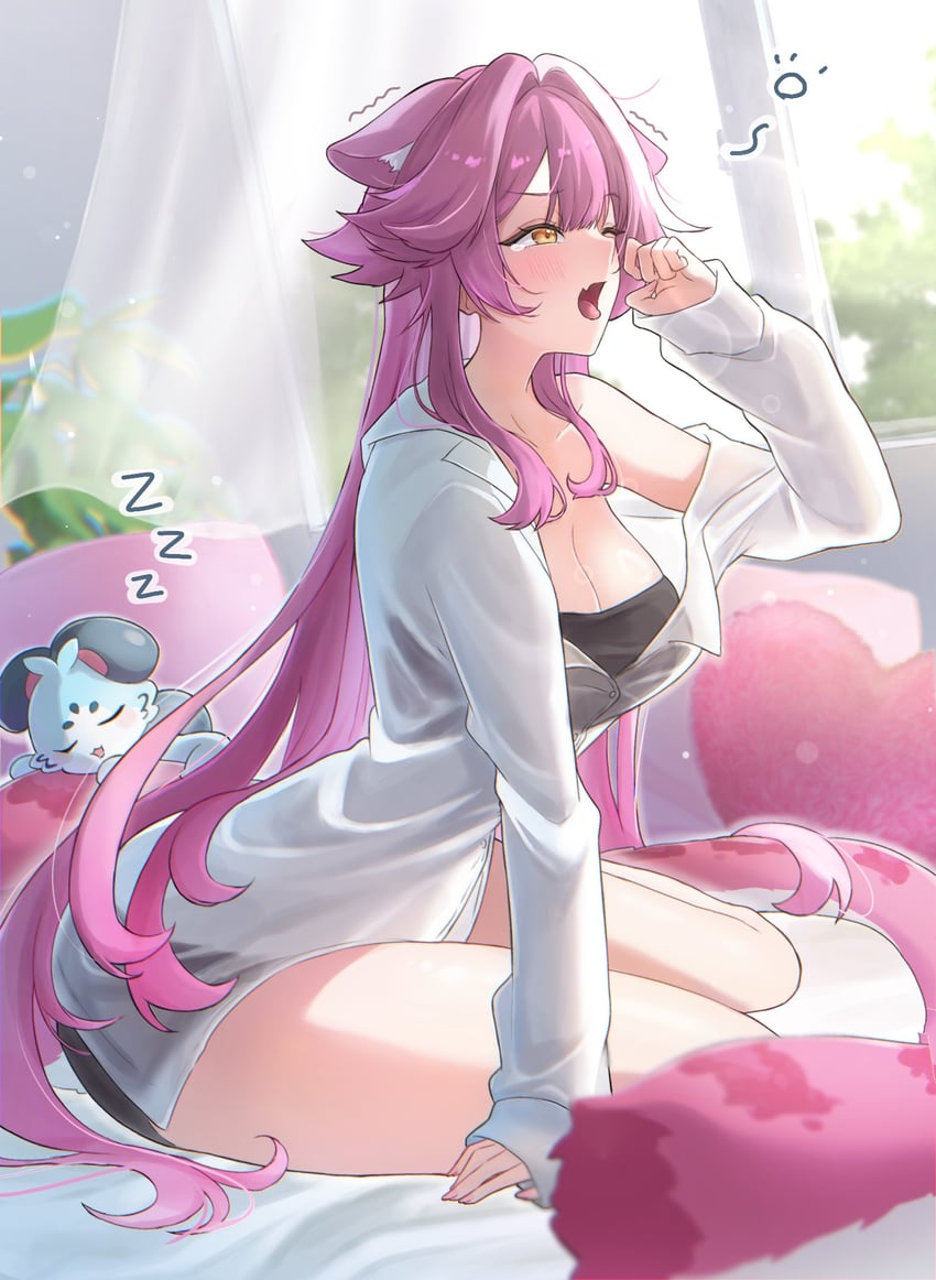 raora panthera and chattino (hololive and 1 more) drawn by ponte_irai