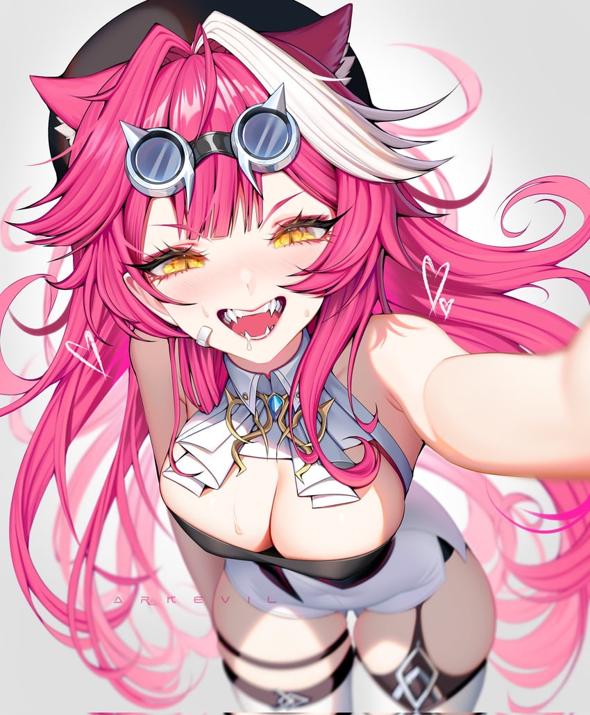 raora panthera (hololive and 1 more) drawn by ark_evil02