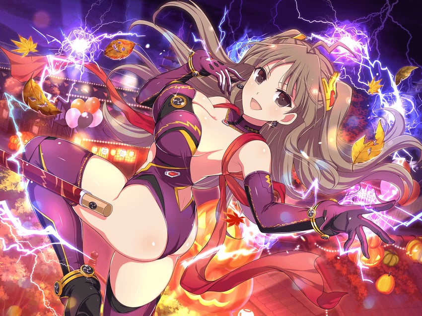 renka (senran kagura and 2 more) drawn by yaegashi_nan