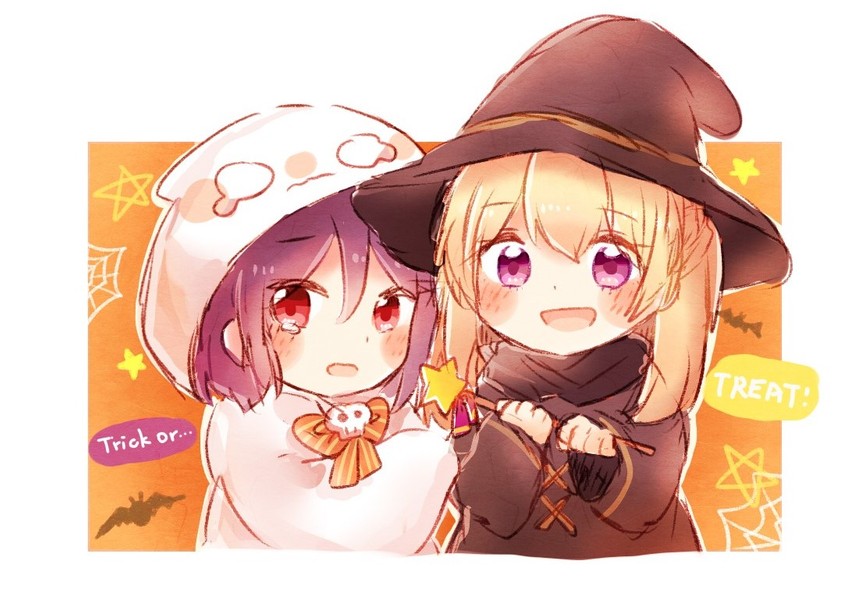 shirasagi chisato and seta kaoru (bang dream!) drawn by pan_(pansui)