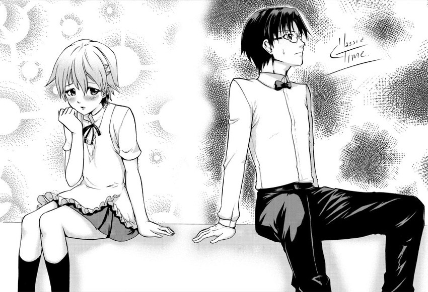 inami mahiru and takanashi souta (working!!) drawn by classictime