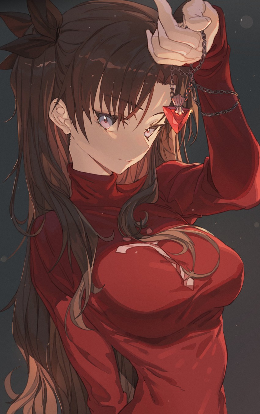 tohsaka rin (fate and 1 more) drawn by hxxg