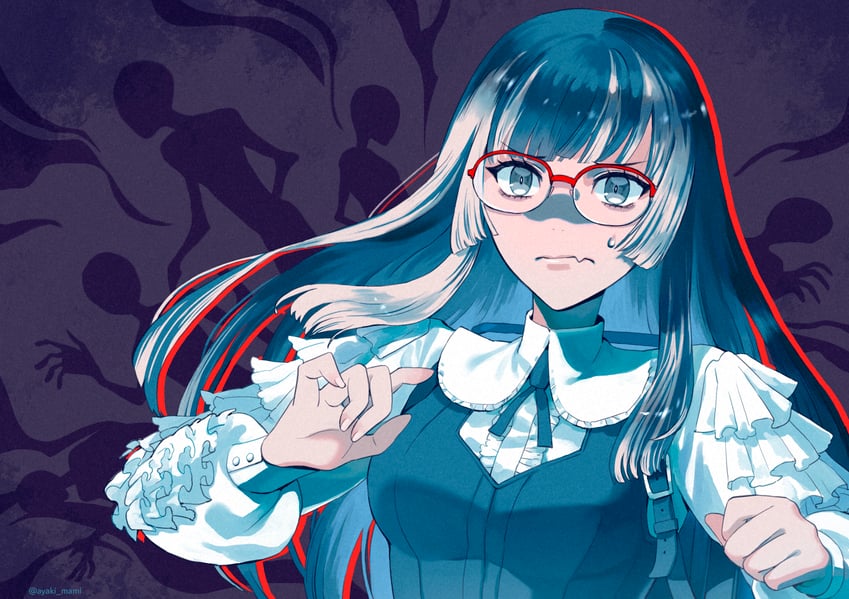 juufuutei raden and fukurai azami (hololive and 2 more) drawn by ayaki_mami