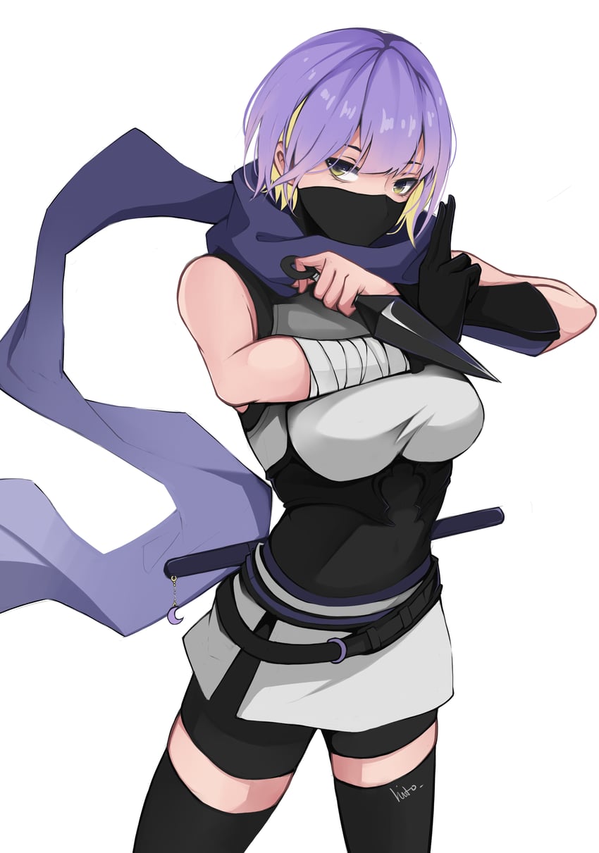 moona hoshinova (hololive and 1 more) drawn by hitozche
