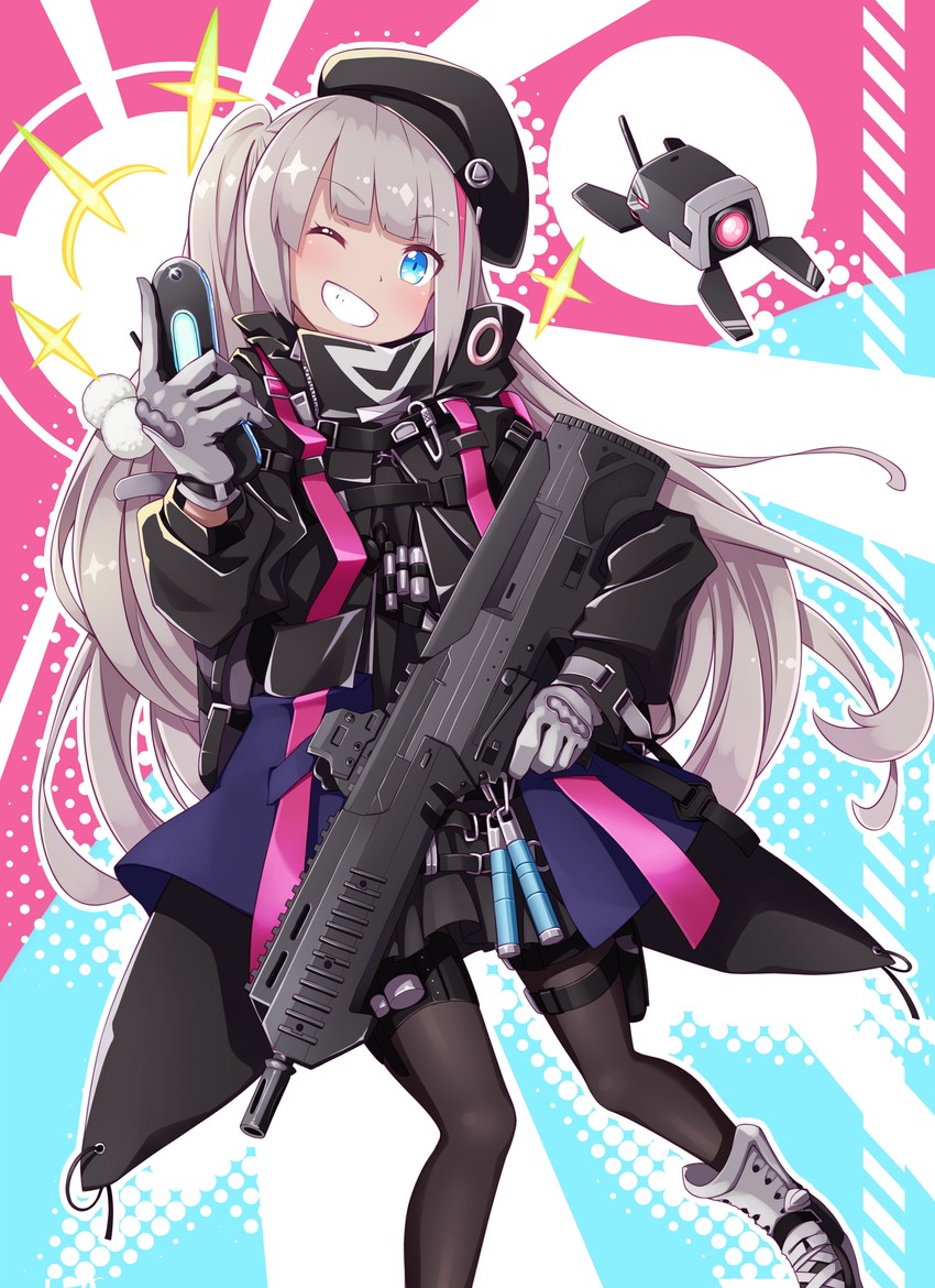 dinergate and mdr (girls' frontline) drawn by harada_(sansei_rain)