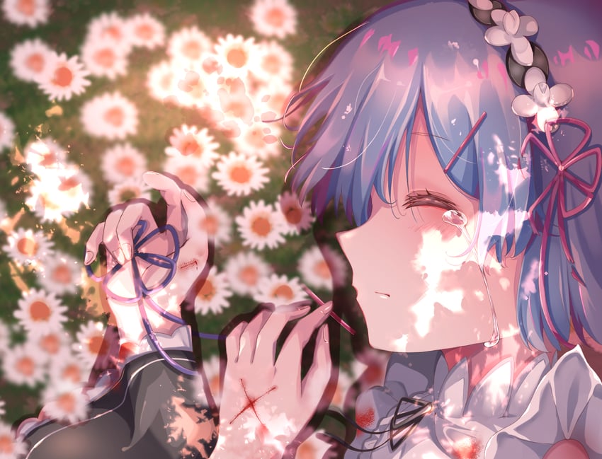 rem (re:zero kara hajimeru isekai seikatsu) drawn by kofumi_(nxme5555)