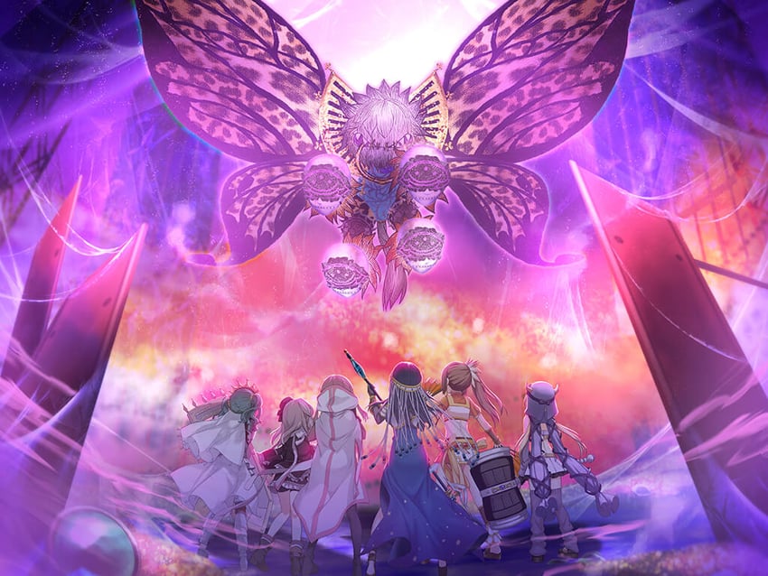 tamaki iroha, nanami yachiyo, futaba sana, yui tsuruno, tamaki ui, and 2 more (mahou shoujo madoka magica and 1 more)