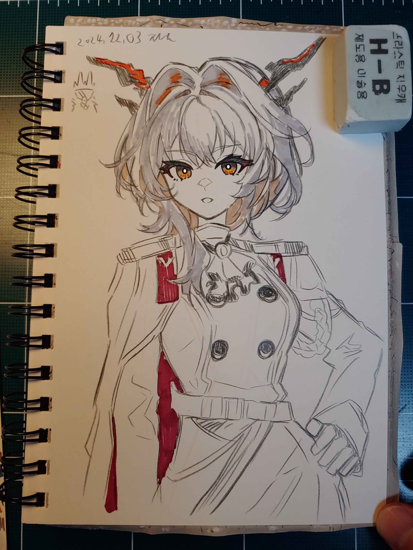 talulah and talulah the fighter (arknights) drawn by stupid_duran