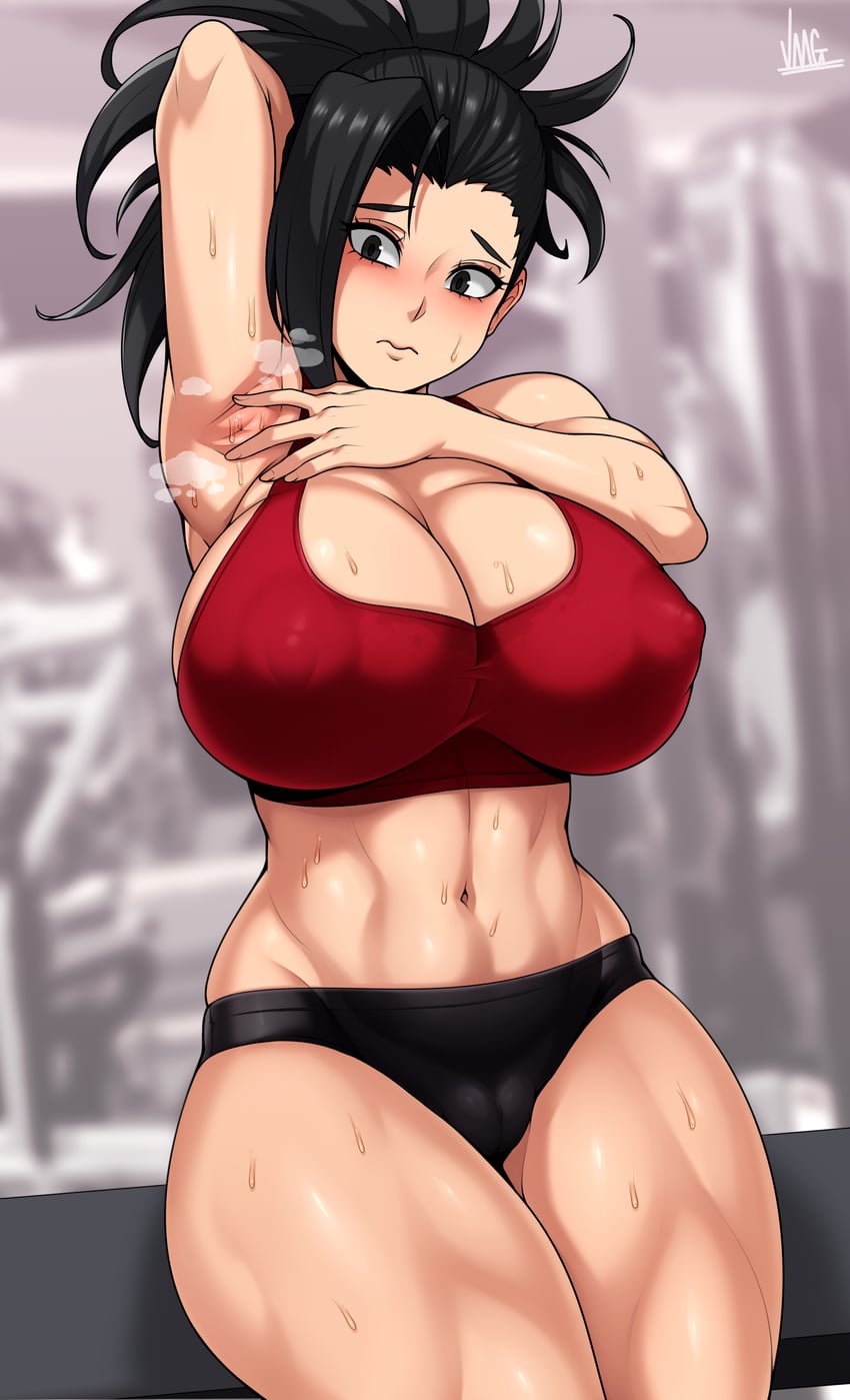 yaoyorozu momo (boku no hero academia) drawn by jmg