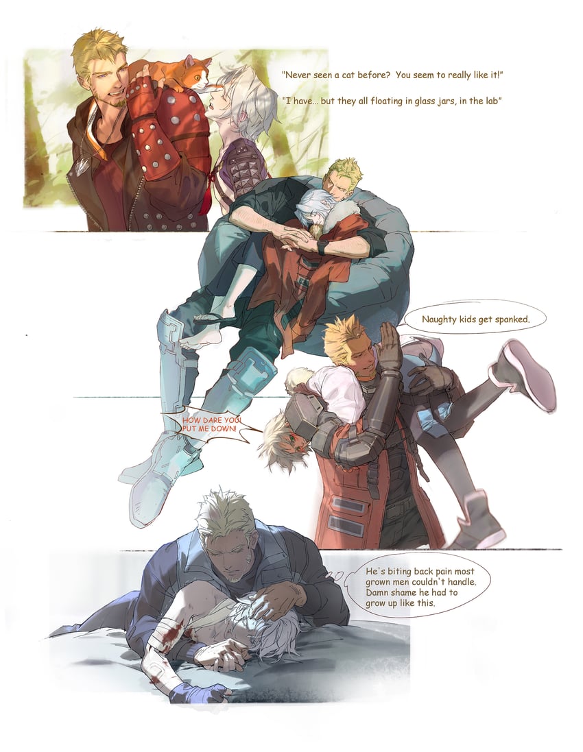 sephiroth and glenn lodbrok (final fantasy and 2 more) drawn by luluzhang998873