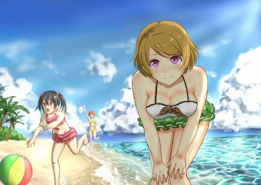 yazawa nico, hoshizora rin, and koizumi hanayo (love live! and 1 more) drawn by sugi87