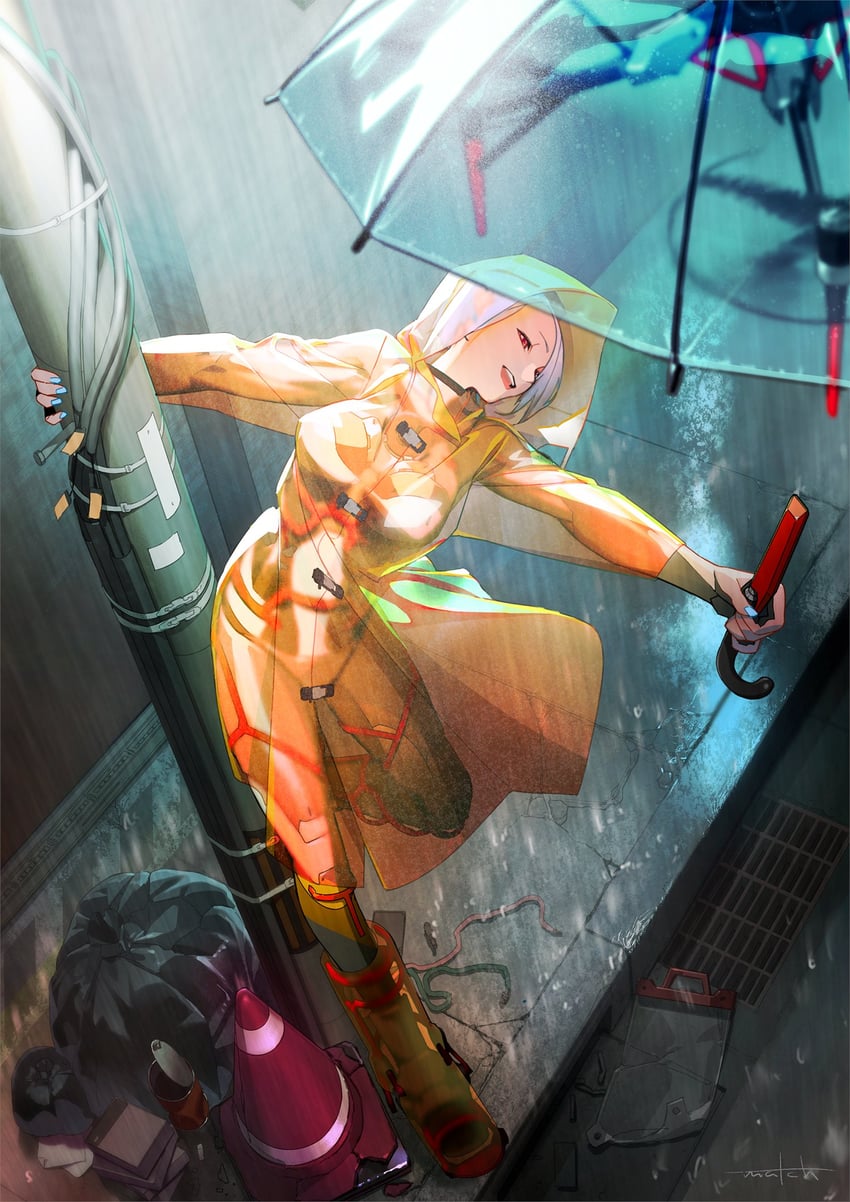 lucy (cyberpunk and 2 more) drawn by match_(idleslumber)