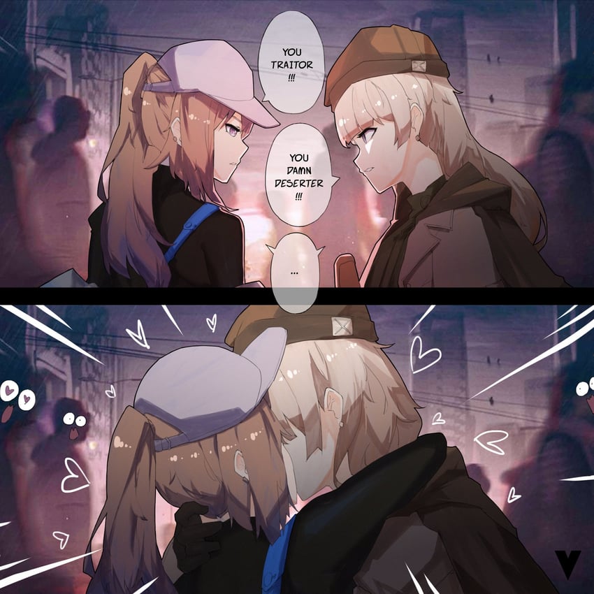 scar-h and scar-l (girls' frontline) drawn by variasii