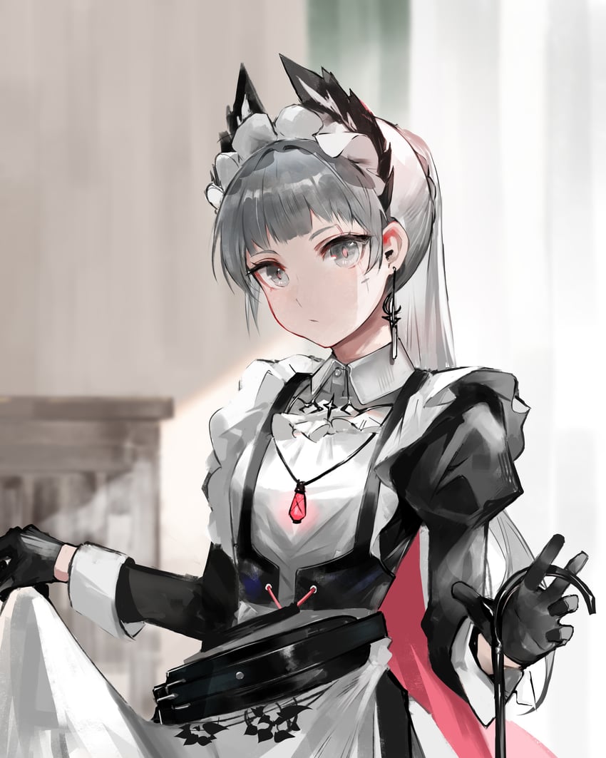 irene (arknights and 1 more) drawn by s_4ik4