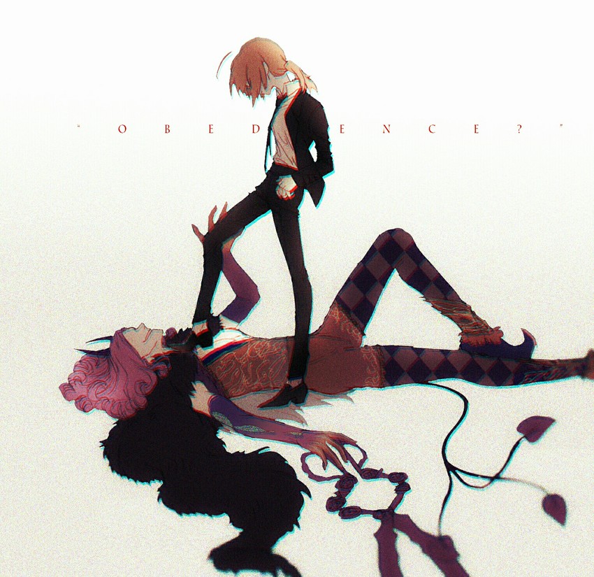 fujimaru ritsuka and mephistopheles (fate and 1 more) drawn by aki_integra