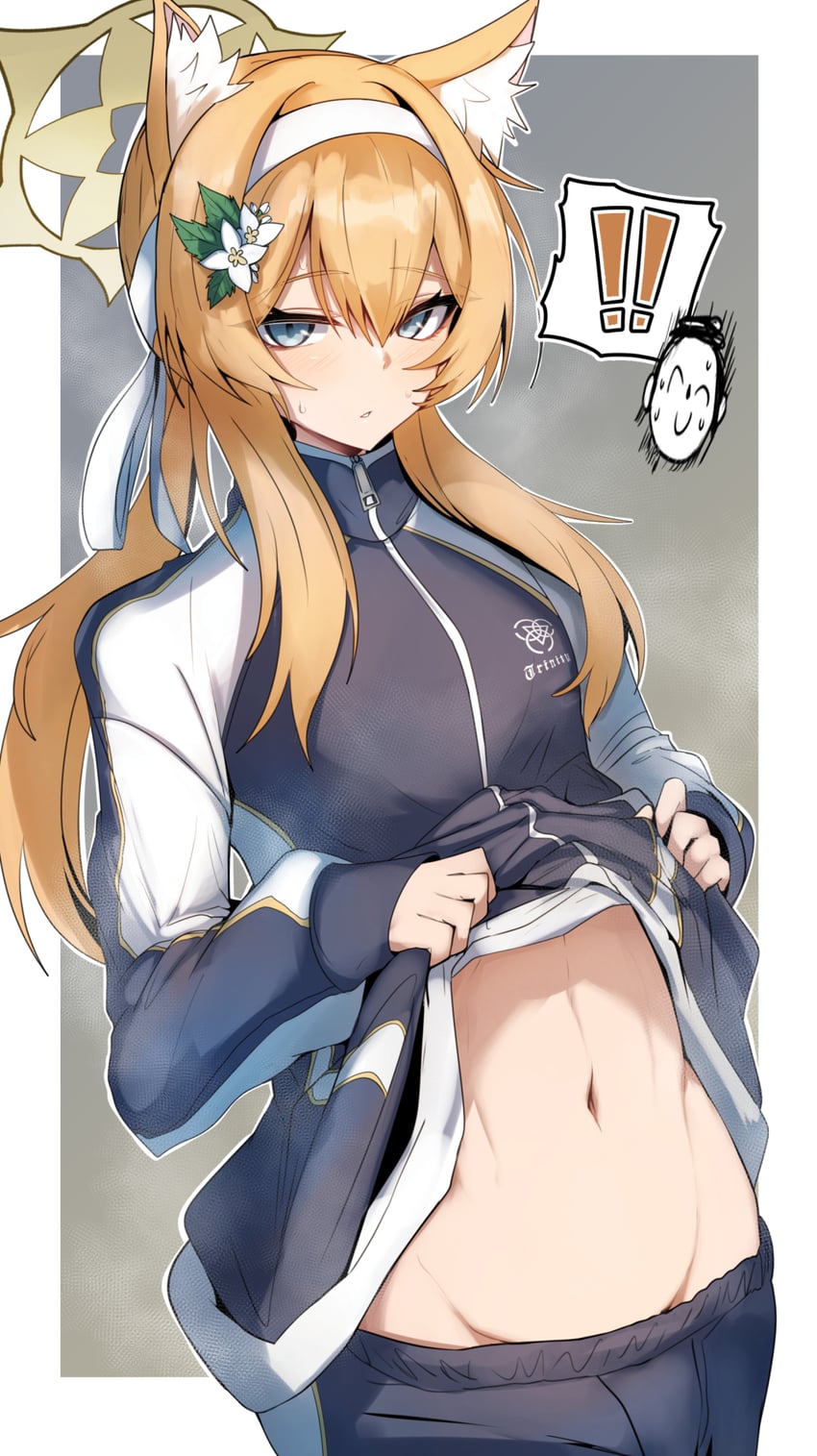 sensei, doodle sensei, and mari (blue archive) drawn by gin_moku